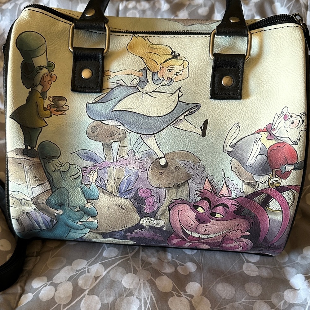 EUC Alice in Wonderland purse